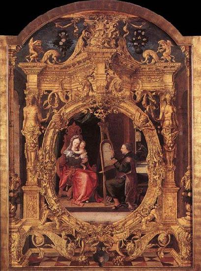 BLONDEEL, Lanceloot St Luke Painting the Virgin's Portrait oil painting picture